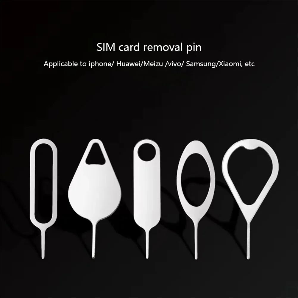 20pcs Universal Sim Card Tray Removal Eject Pin Key Tool Stainless Steel Needle Opener Ejector Mobile Phone Sim Card Remover Pin thumbnail 3