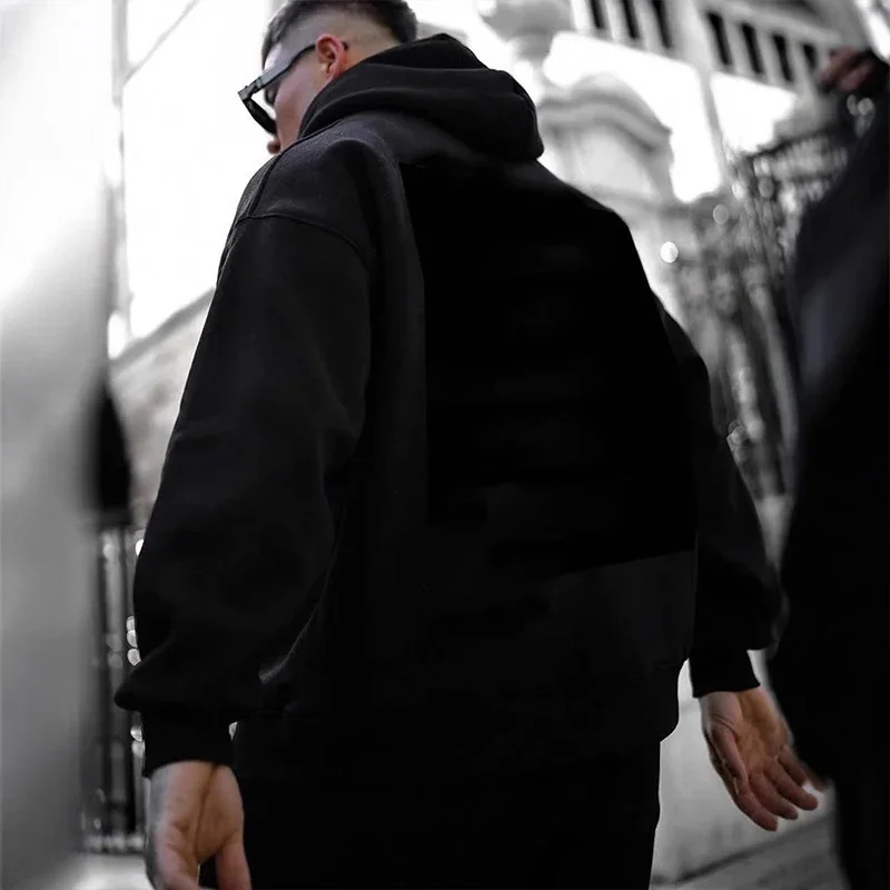 Paris Fashion Hoodies for Men All Season Daily Casual Sports Hooded Sweatshirts 2025 Male Home Outdoor Comfort Fashion Pullover thumbnail 4