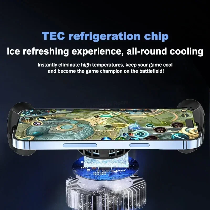 NEW JK01S Mobile Phone Telescopic Gamepad Joystick Controller w/ Semiconductor Cooling Refrigeration Radiator for IPhone Android thumbnail 2