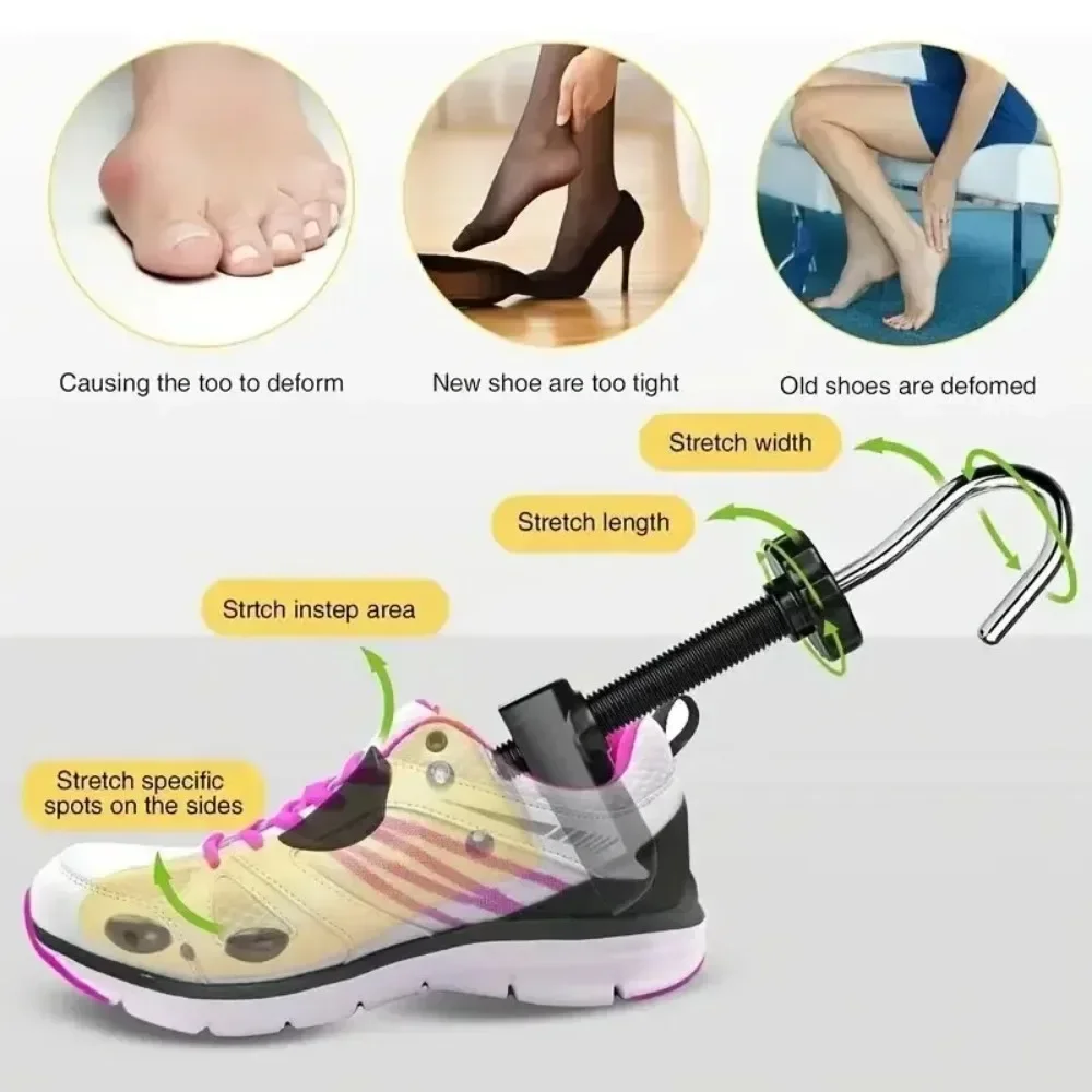 1Pc Unisex Adjustable Flats High Heel Boots Shoe Stretcher Shoe Trees Adjustable Length Width for Men and Women Perfectly Shape thumbnail 3