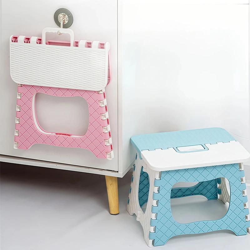 Adult Folding Step Stool, Foldable Stool, Suitable for Living Room, Kitchen, and Bathroom, Portable Travel Stool thumbnail 5