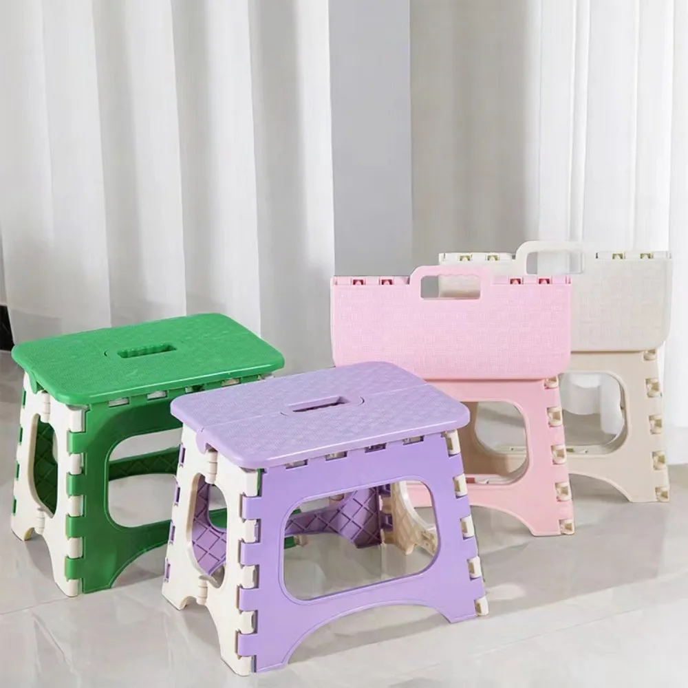Adult Folding Step Stool, Foldable Stool, Suitable for Living Room, Kitchen, and Bathroom, Portable Travel Stool thumbnail 2