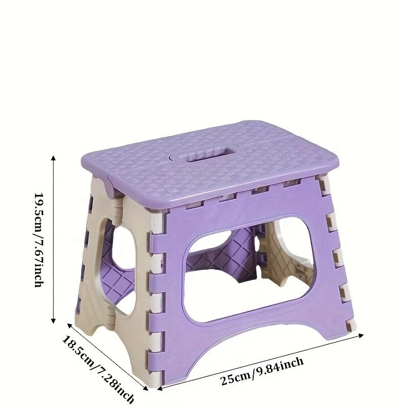 Adult Folding Step Stool, Foldable Stool, Suitable for Living Room, Kitchen, and Bathroom, Portable Travel Stool thumbnail 6