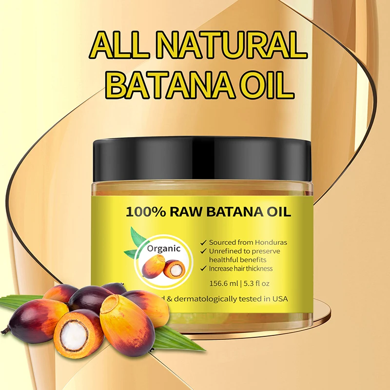 Batana Oil For Scalp And Hair Care, Palm Oil Enriched, Plant Extracts, Scalp And Hair Care Product thumbnail 4