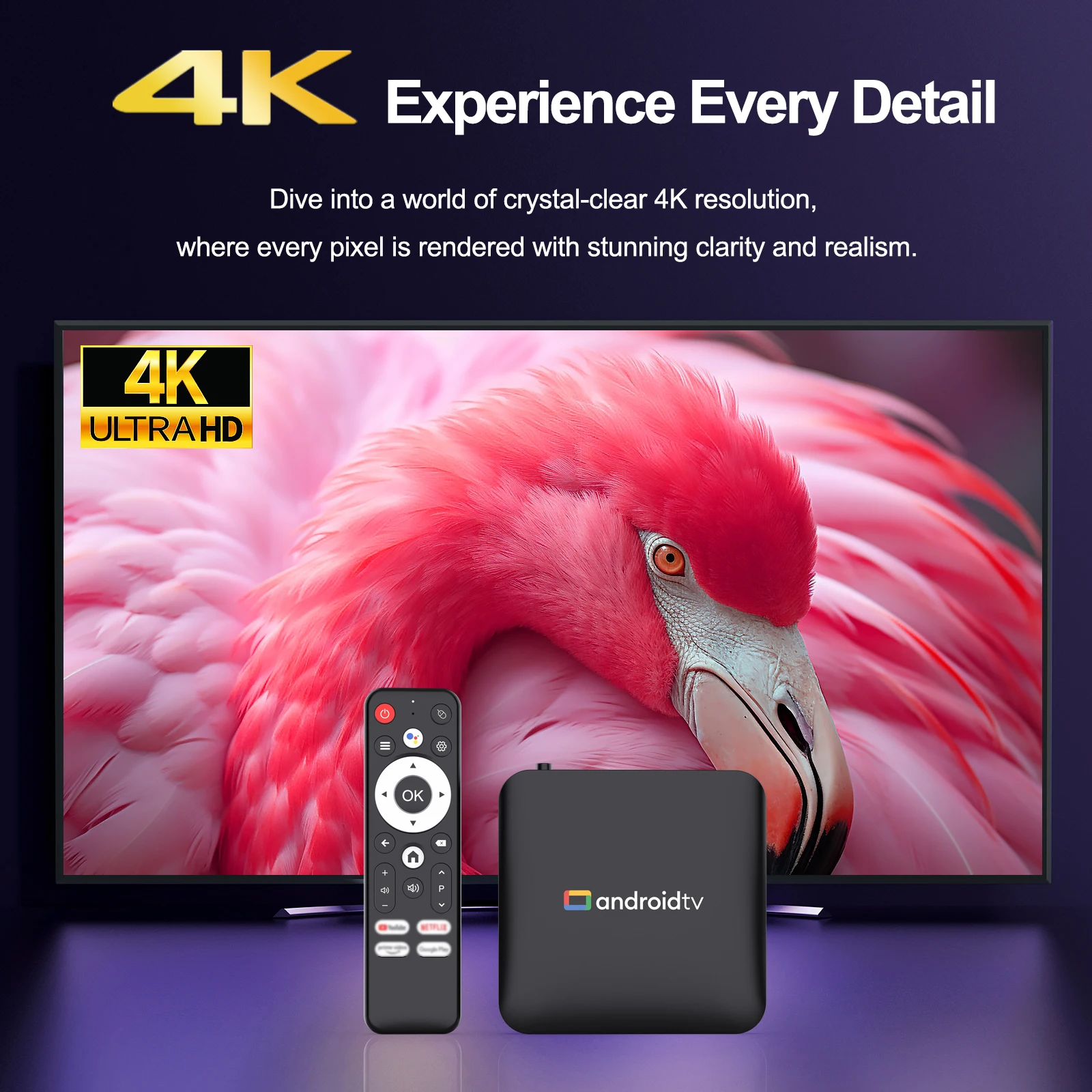 Smart TV Box H96 MAX S905L3 Android 14.0 4K BT Google Voice Remote Media Player Home Android Set Top Box 2GB 16GB 8GB thumbnail 4