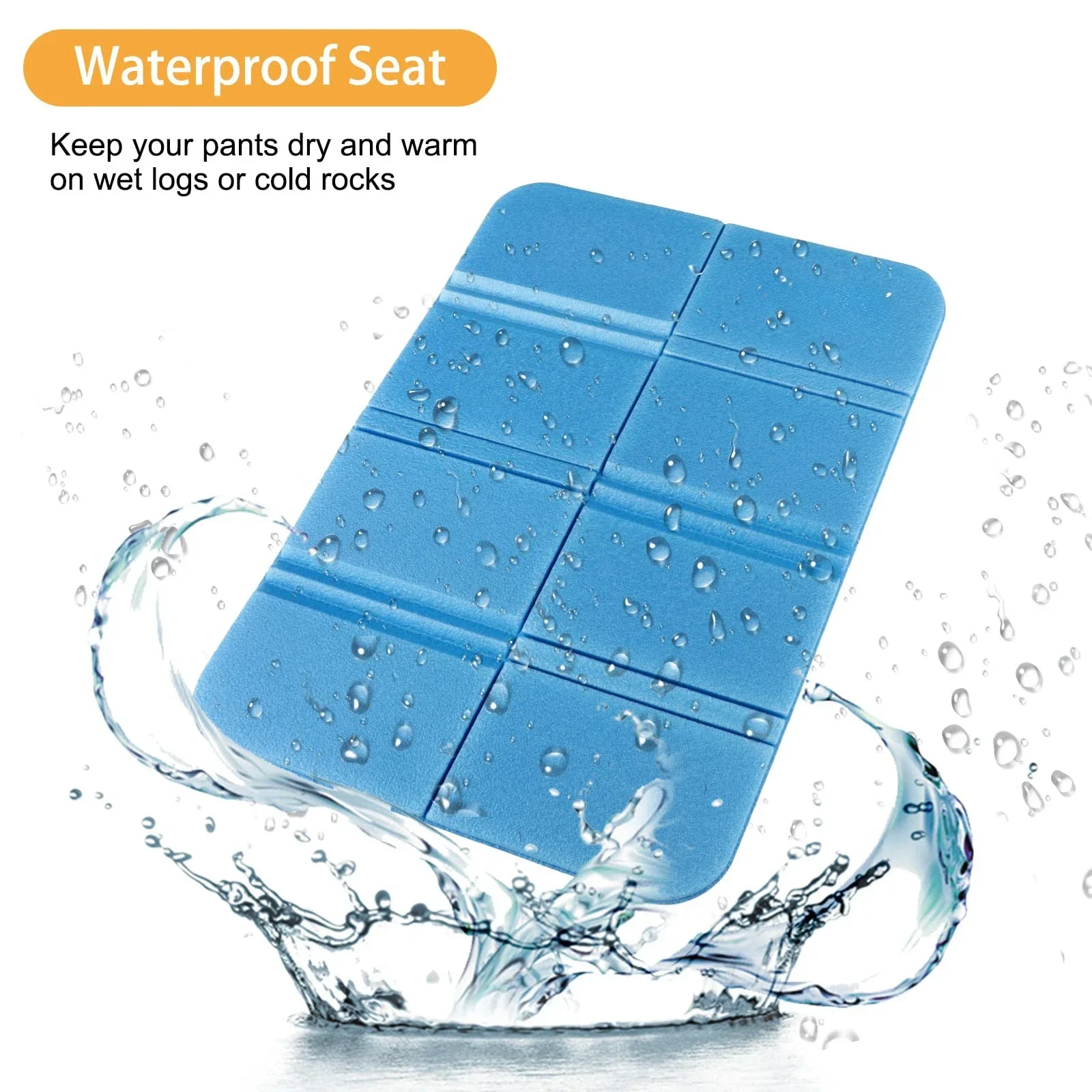 Camping Beach Cushion Seat Hiking Seat Pad Foldable Sitting Mat Waterproof Sitting Pad for Outdoor Picnic Travel thumbnail 6