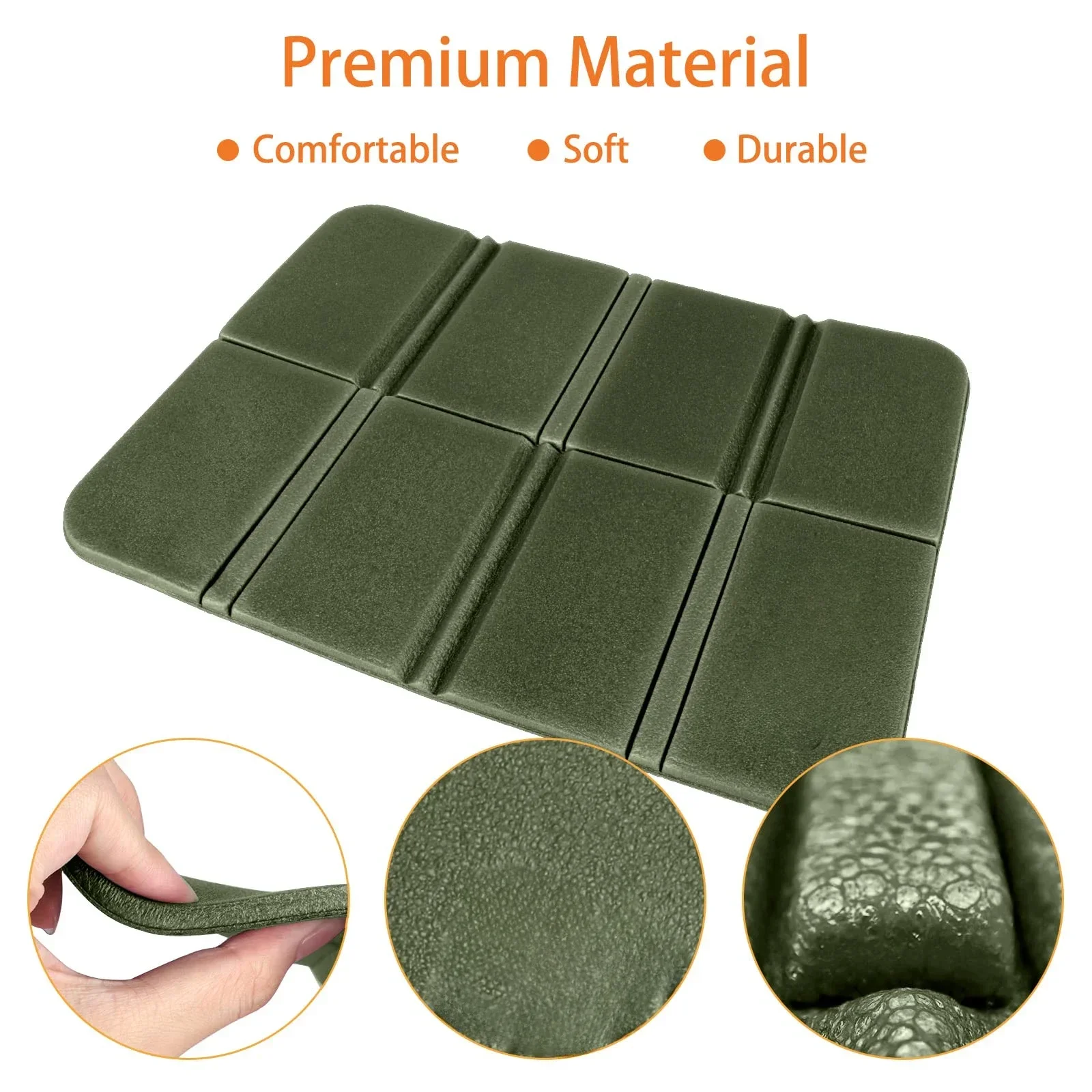 Camping Beach Cushion Seat Hiking Seat Pad Foldable Sitting Mat Waterproof Sitting Pad for Outdoor Picnic Travel thumbnail 4