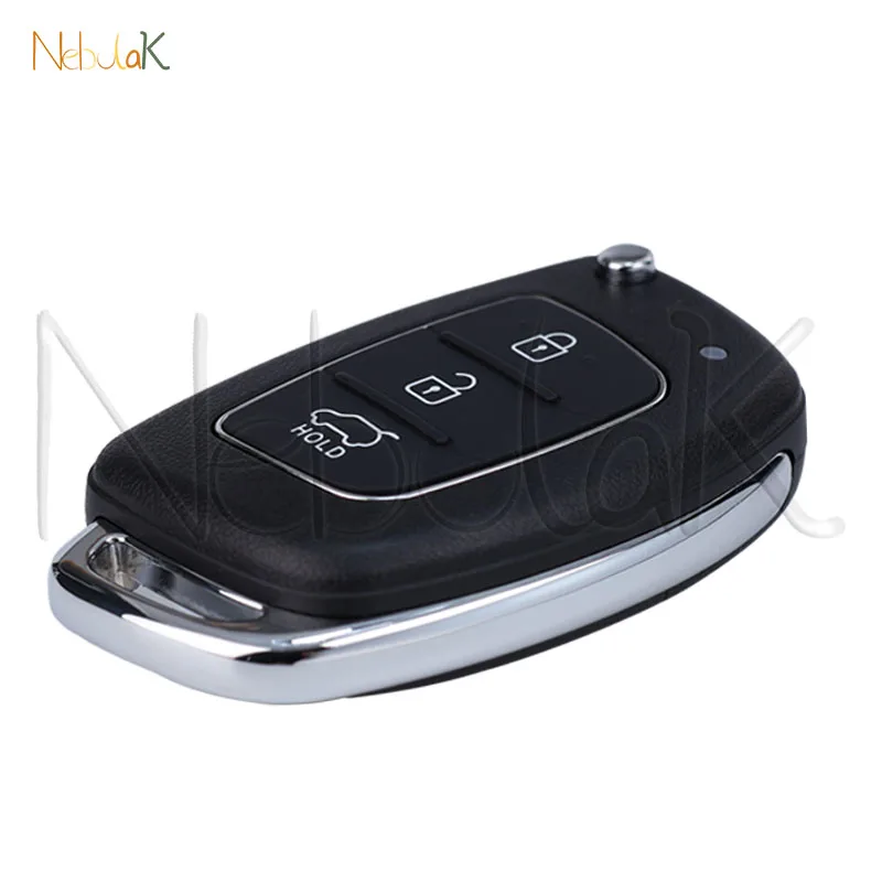 Flip Key Card RKE-4F22 fit Hyundai Tucson 2016 2017 2018 2019 2020 Remote Car Fob 433MHz 4D70 Chip 95430-D3100 Uncut TOY40 3 BTS thumbnail 6