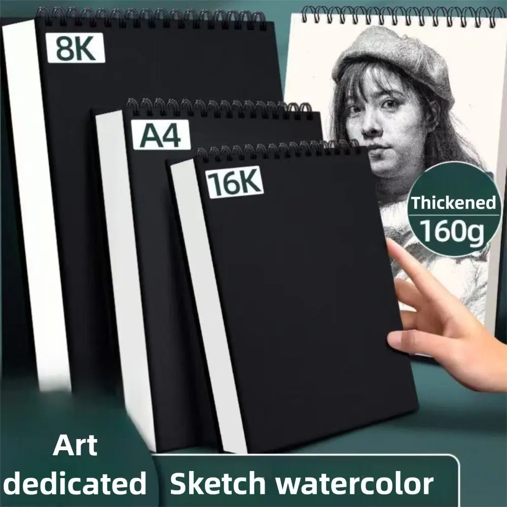 30Sheets 8K 16K Coil Sketchbook Spiral Bound Eco-Friendly Thick Drawing Paper Acid Free A4 A5 A6 Artist Sketch Pad Oil Painting thumbnail 3