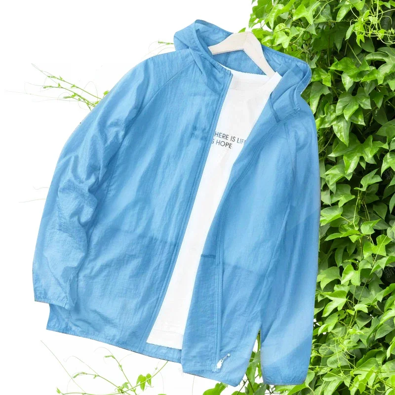 2025 Summer Men New Quick Dry Breathable Sunscreen Coat Men Women Coats for Running Hiking Traveling UV Protection Thin Jackets thumbnail 4