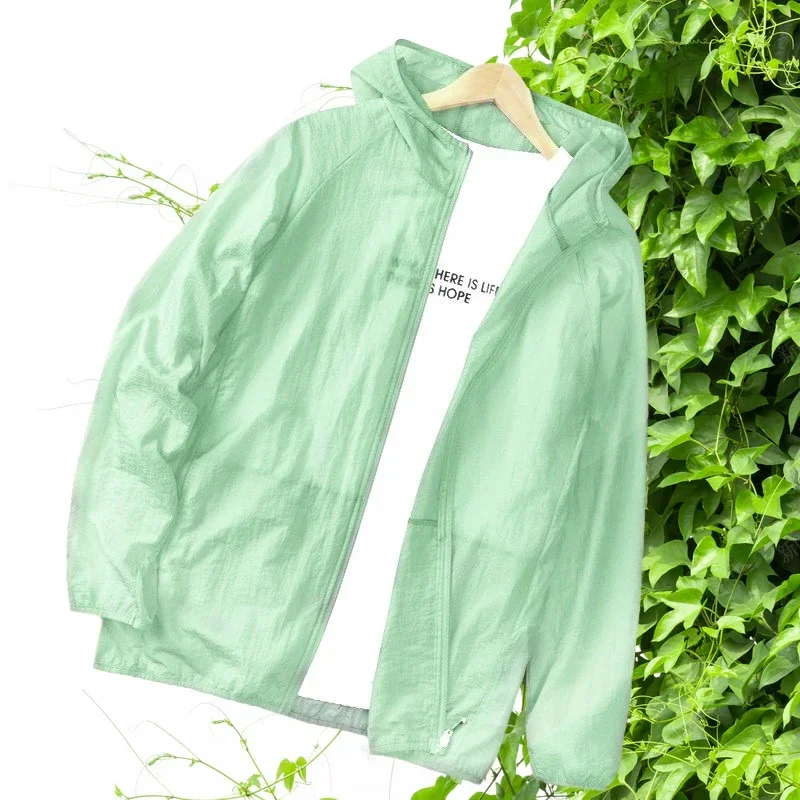 2025 Summer Men New Quick Dry Breathable Sunscreen Coat Men Women Coats for Running Hiking Traveling UV Protection Thin Jackets thumbnail 3