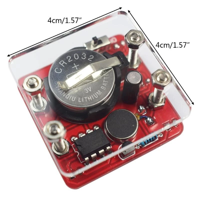 Swing Shaking LED Dice Kit Breathing Led Effect with Small Vibration Motor Diy Electronic Kits for Beginners Durable best sale thumbnail 4