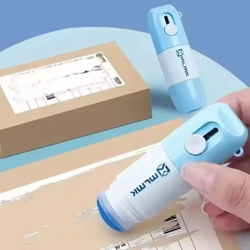 2 In 1 Thermal Paper Correction Fluid with Unboxing Knife Durable Thermal Paper Data Identity Protection Fluid Eraser Box Opener thumbnail 2