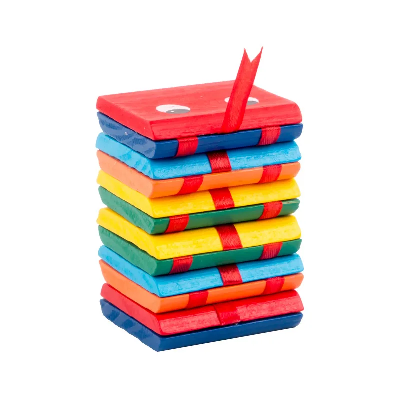1 PCS Infinite Flip Folding Wooden Snake Magic Blocks Classic Nostalgic Children Early Educational Toys Kindergarten Puzzle Toy thumbnail 4