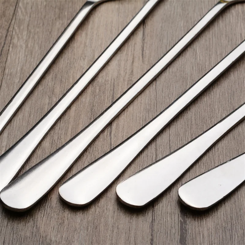 Durable Long Handled Stainless Steel Coffee Spoon Ice Cream Dessert Tea Spoon For Picnic Kitchen Accessories Spoon Coffee Bean thumbnail 5