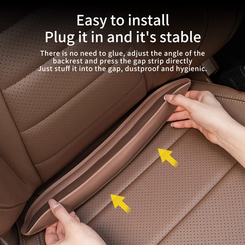 Plug-In Car Seat Gap Filler Elastic EVA Car Seat Crevice Filling Strip Universal Seat Blocker Prevent Dropping Car Accessories thumbnail 3