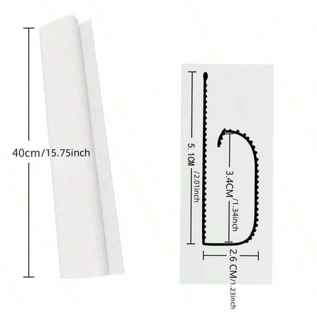 1PC 40cm/15.75inch Desk Cable Tray Cable Management Under Desk Channel Cable Raceway Cord Hider No Drilling for home office wire thumbnail 2