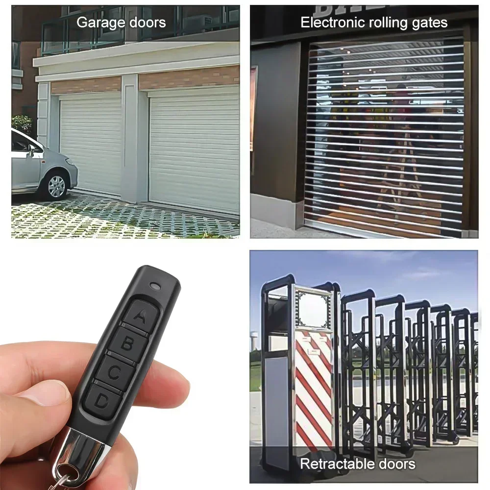 1-50PCS 433mhz Remote Control Duplicator Universal Remote key Copy Clone Replacement Garage Door Keychain RF 433Mhz Transmitter thumbnail 2