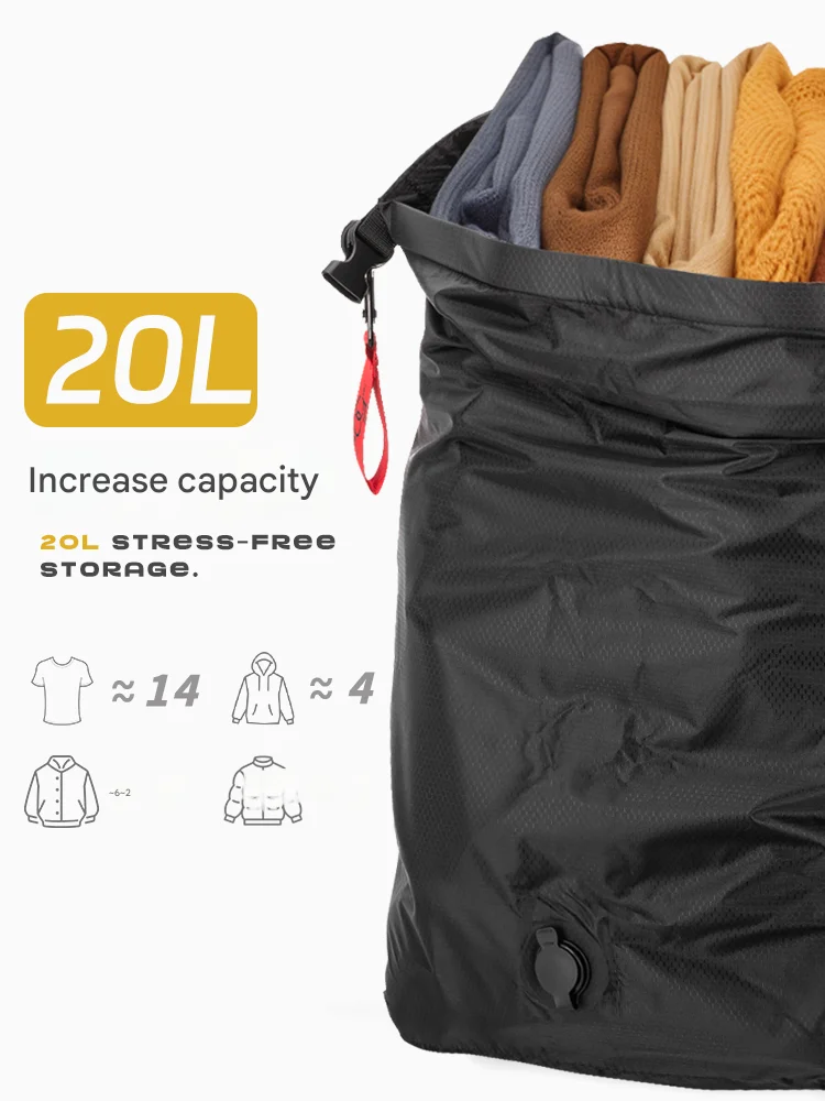 Vacuum Compression Storage Bag Portable Large Capacity Waterproof Luggage Bag Clothes Bag Dustproof Business Trip Travel thumbnail 2