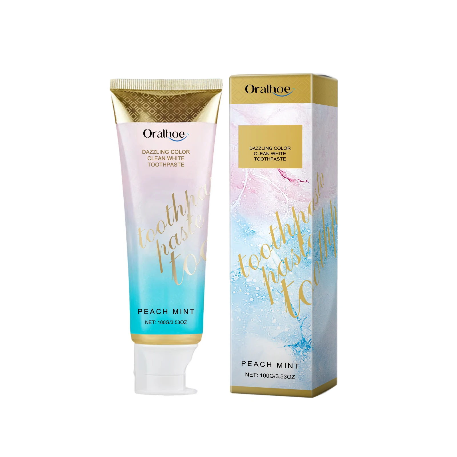 Radiant Whitening Toothpaste Dazzling White Teeth Refresh Mint Flavor Deep Cleaning Stain Removal Improves Gum Health Oral Care thumbnail 2