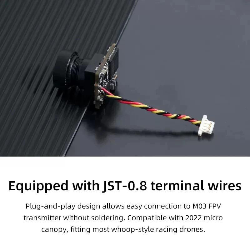 BETAFPV C03 FPV Micro Camera 2.1mm Lens 1200TVL 1/3" CMOS FOV 160° For FPV Whoop Drone Racing Meteor65/75 Air65/75 Quadcopter thumbnail 4