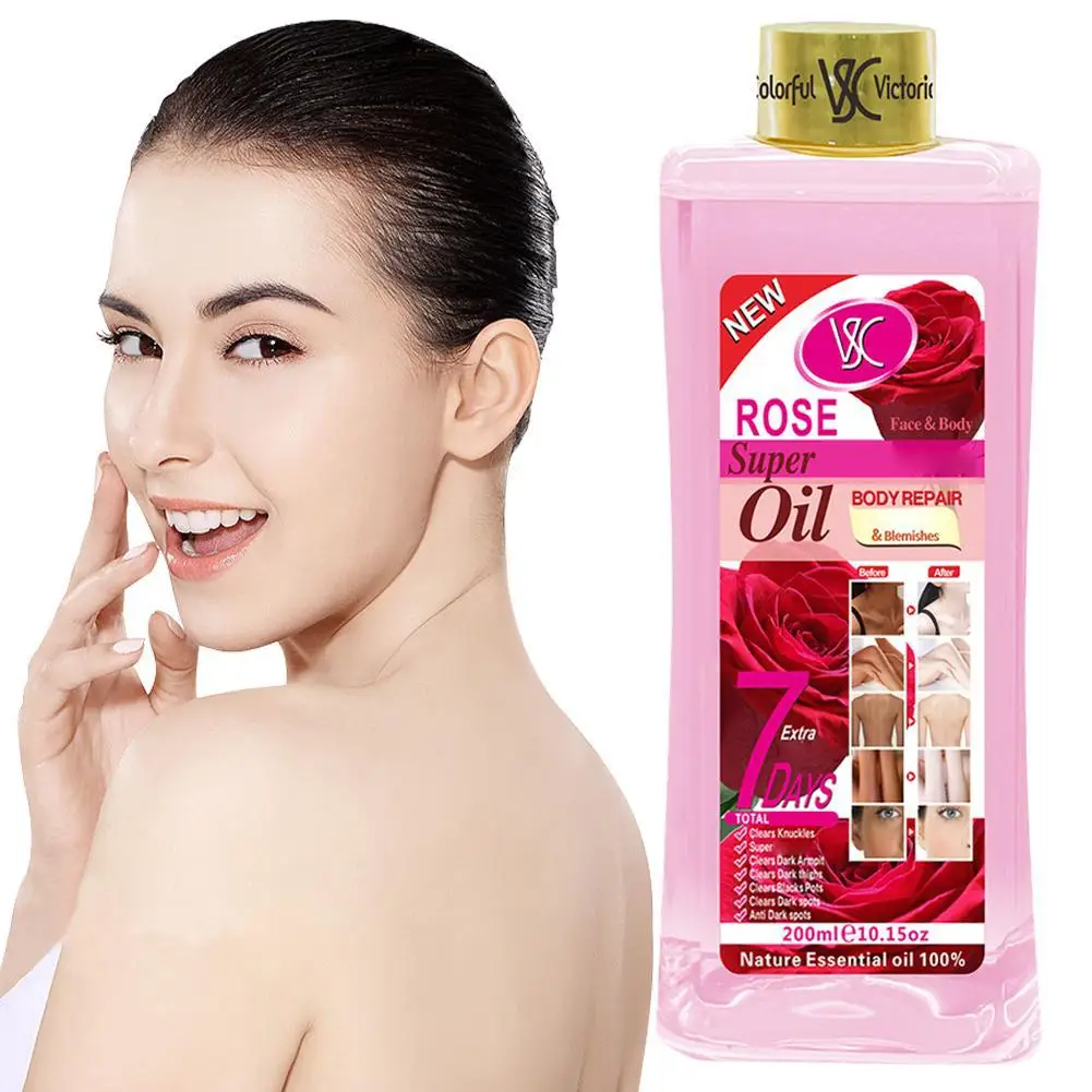 200ml Turmeric Essential Oil For Face & Body Moisturizing Hydrating Natural Rose Essential Oil Face Care Skin Care thumbnail 4