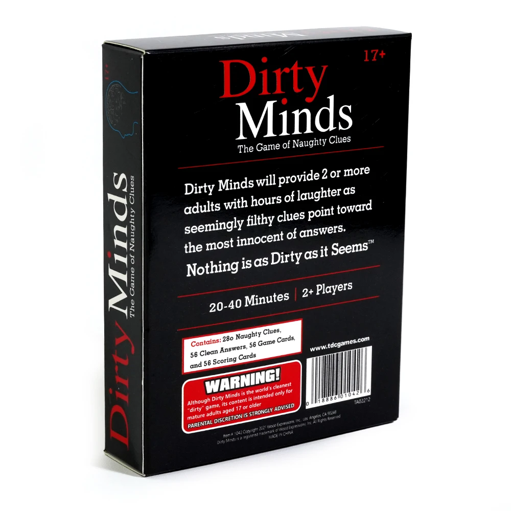 Dirty Minds Card Game Hilariously Twisted Party Card Games Bachelorette Parties Perfect for Game Night Naughty thumbnail 3