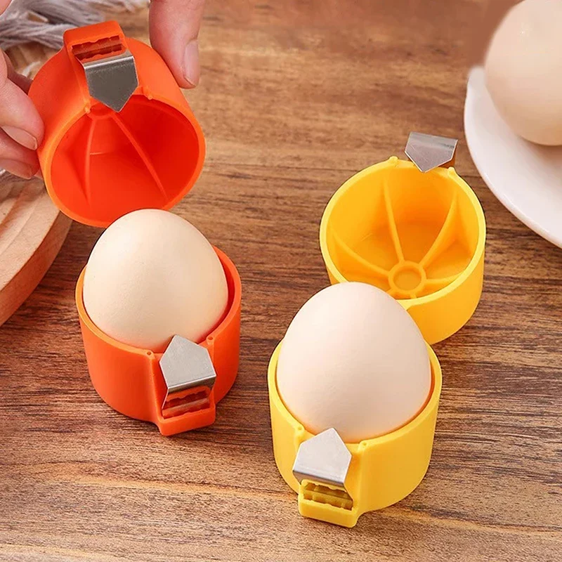 Hot-selling Egg Shell Cutter Eggbeater Raw Egg Separator Handheld Eggshell Opener Portable Kitchen Baking Tool thumbnail 4