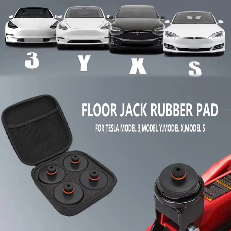 For Tesla Model 3 Model Y Model S Model X Durable Tool Silicone Jack Lift Pad Point Adapter thumbnail 3