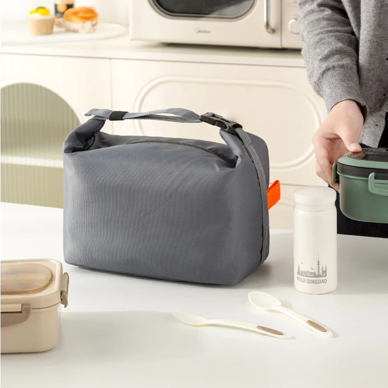 1pcs Lunch Pack Insulated Bento Bag Aluminium Foil Lunchbox Ice Bag Portable Dinner Picnic Food Storage Handbag thumbnail 6