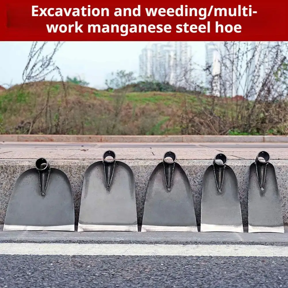 Garden Hoe Household Outdoor Farming Tools Forging Weeding Hoe for Digging Soil Planting Vegetables Flowers thumbnail 6