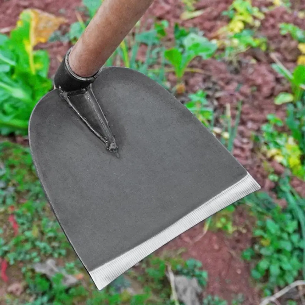 Garden Hoe Household Outdoor Farming Tools Forging Weeding Hoe for Digging Soil Planting Vegetables Flowers thumbnail 4