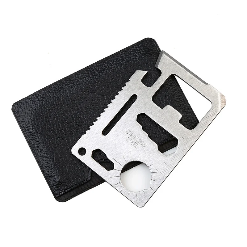 1PC EDC Pocket Tools Credit Card Knife Stainless Steel Beer Opener Multipurpose Outdorr Camping Hiking Hunting Survival Gear thumbnail 3