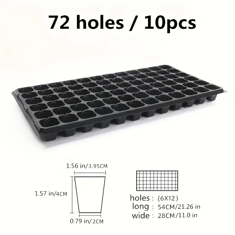 10-20nursery tray, greenhouse germination and growth tray, courtyard, lawn, gardening, planting nursery, agricultural plant thumbnail 3