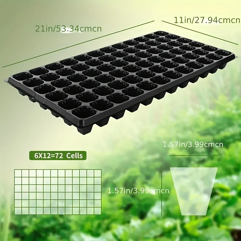10-20nursery tray, greenhouse germination and growth tray, courtyard, lawn, gardening, planting nursery, agricultural plant thumbnail 5