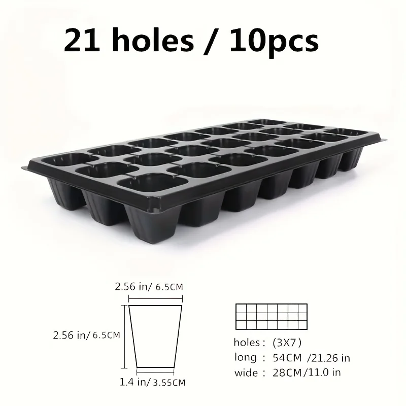 10-20nursery tray, greenhouse germination and growth tray, courtyard, lawn, gardening, planting nursery, agricultural plant thumbnail 6