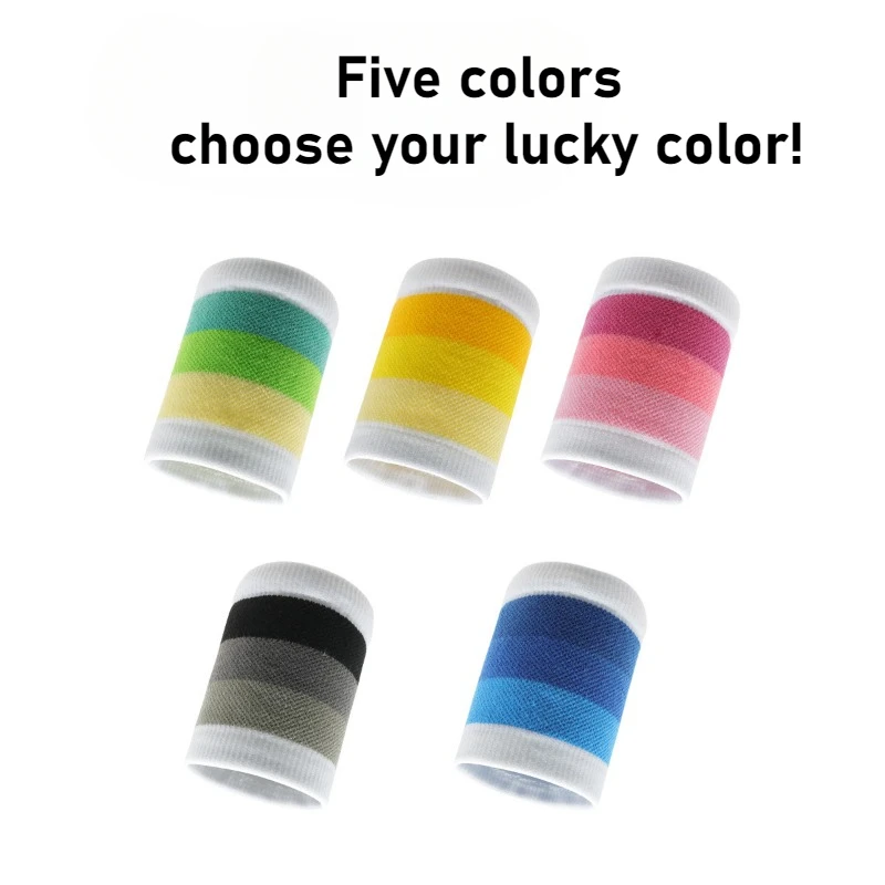 2pcs Breathable Sports Wrist Strap Unisex Basketball Pressure Sleeve Ride Run Sweatband Badminton Outdoors Practical Accessories thumbnail 6