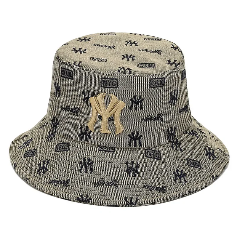 Unisex Letter Embroidery Fisherman Hat Women Summer Versatile Sunscreen Hats Sun Hat Men Trend Bucket Hats thumbnail 5