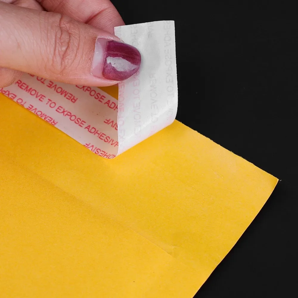 10-50Pack Kraft Paper Bubble Envelopes Bags Waterproof Bubble Mailing Envelope Different Size Mailers Seal Adhesive Shipping Bag thumbnail 4