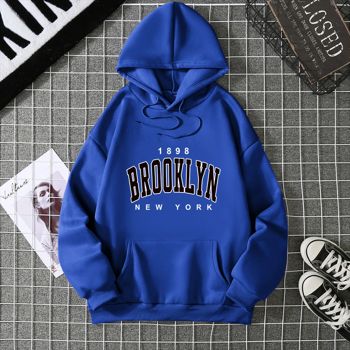 2025 Winter New Women's Hoodie High Street Unisex style Double Pockets Sweatshirts Outerwear Plus-Size Women's Clothing CYXX227 thumbnail 2