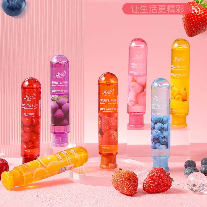 Fruity Lubricant Strawberry Flavor Lubricant Sex Lube Water Based Lubricant Oral Sex Anal Sex Masturbation Vagina Orgasm Gel thumbnail 3