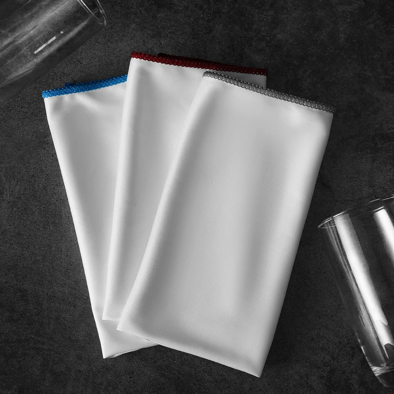 Wine Glass Cleaning Cloth, Enlarged and Thickened Cup Cloth, Hotel Glass Cleaning Cloth, Cup Wiping Cloth, Absorbent Towel, Red Wine Glass Wiping Cloth thumbnail 3