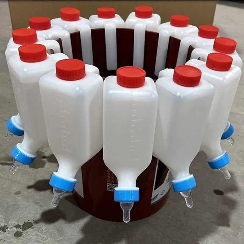 Lamb Feeding Bottle Goat Milk Feeder Bottles Small Animal Lambs Milks Bottle Nursing Milk Feeder Cow Feeding Apparatus For Dogs