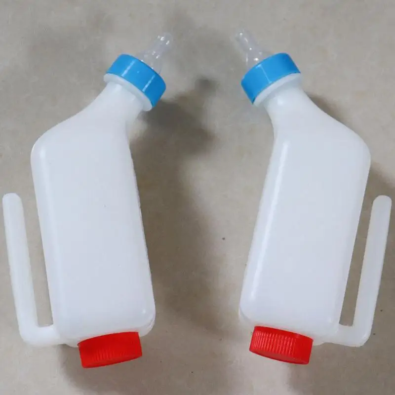 Lamb Feeding Bottle Goat Milk Feeder Bottles Small Animal Lambs Milks Bottle Nursing Milk Feeder Cow Feeding Apparatus For Dogs thumbnail 4