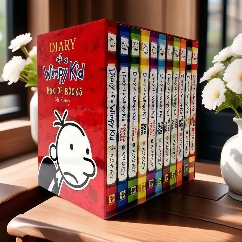 Randomly select one book Diary of Wimpy Kid English Book Diary of Wimpy Kid Boxed Children's Fiction Books thumbnail 2