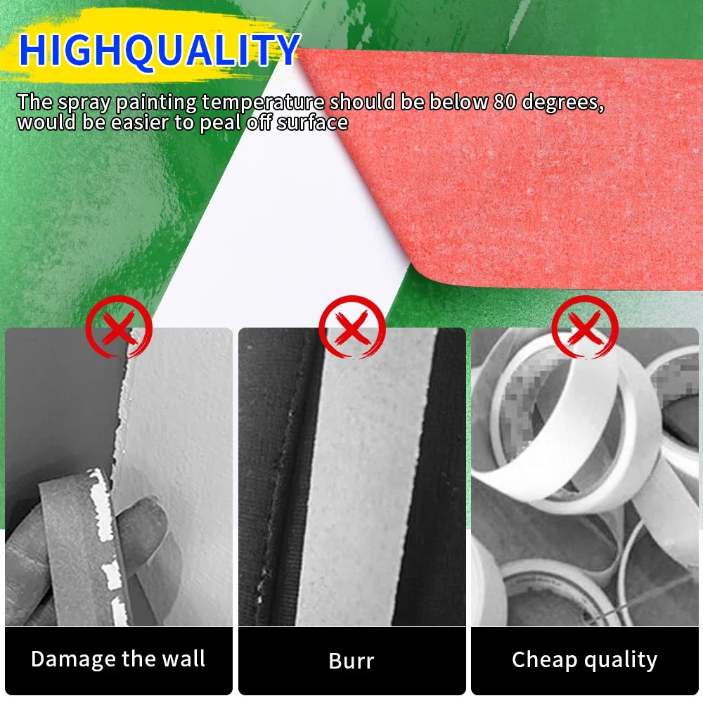 Purple Masking Tape , Easy Peel & No Transfer for DIY Crafts, Model Making & Decorations - Durable, High-Temperature Resistant thumbnail 5