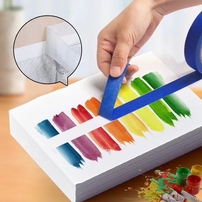 Purple Masking Tape , Easy Peel & No Transfer for DIY Crafts, Model Making & Decorations - Durable, High-Temperature Resistant thumbnail 4