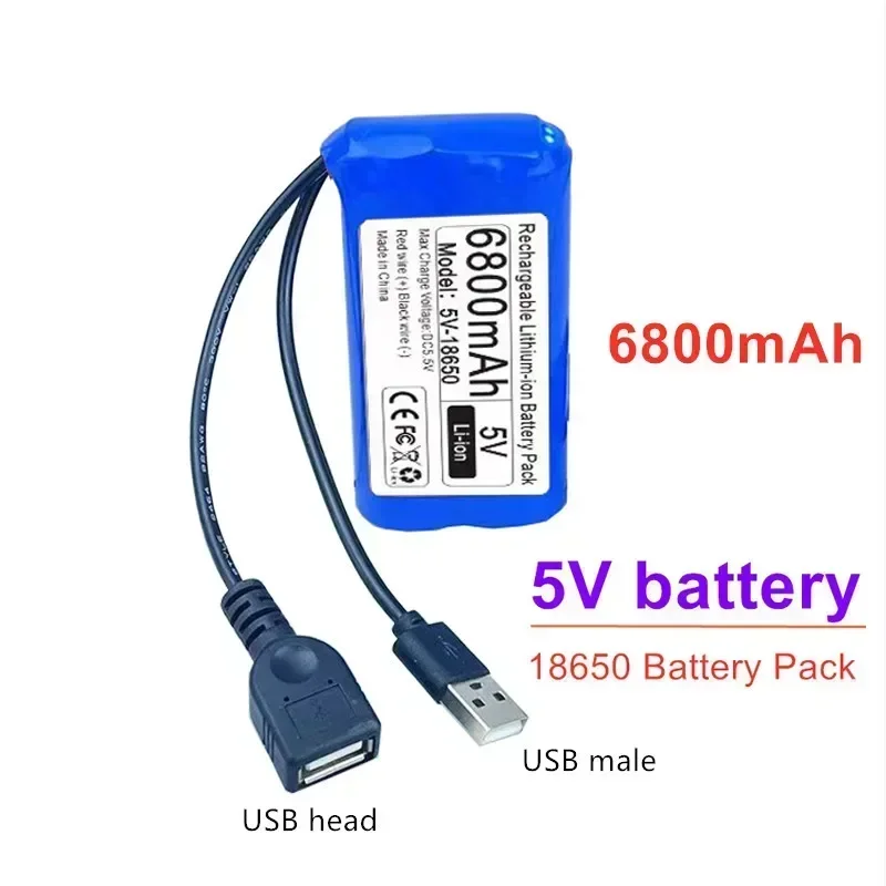 5V 18650 Lithium Battery for Microcontroller LED Outdoor Light Bluetooth Speaker Audio Backup Power Supply thumbnail 6