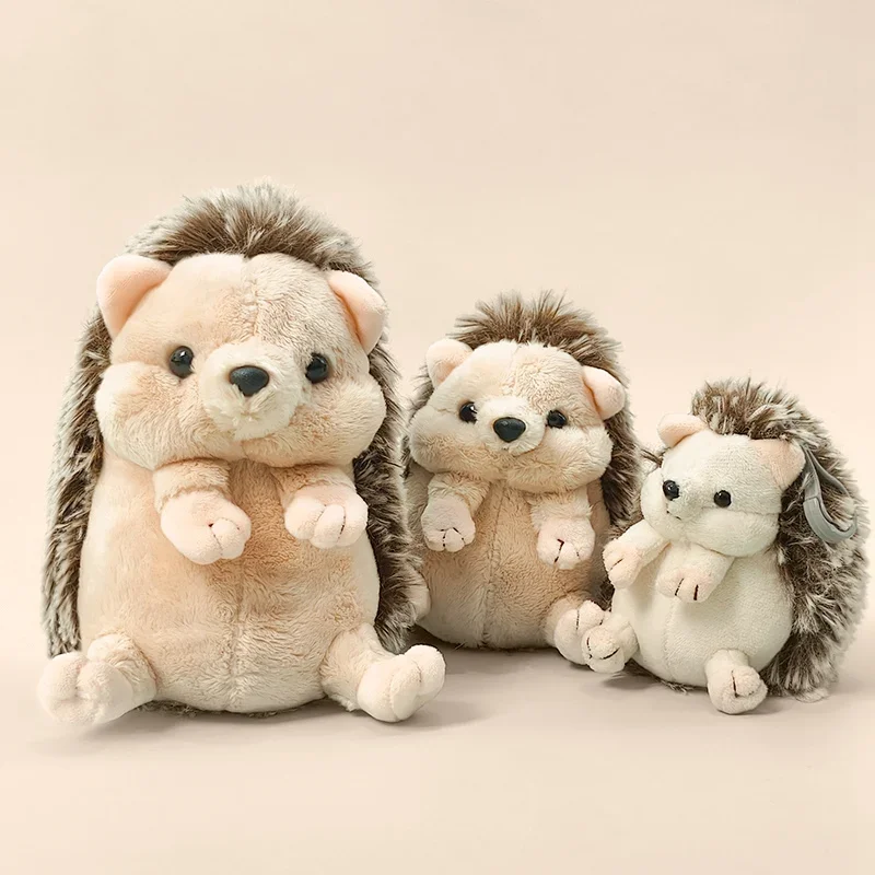 Lovely Baby Hedgehog Plush Toys Soft Stuffed Lifelike Hedgehog Pendant Doll Lovely Desktop Pet Kawaii Keychain Bags Decor thumbnail 2