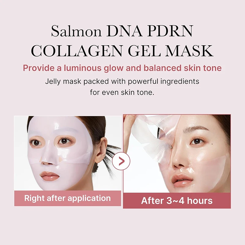 Overnight Collagen Mask Salmon DNA PDRN Face Mask For Glass Glow Skin Elasticity Hydrating Firming Smooth korean Skincare thumbnail 5